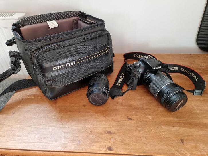 Canon EOS 1100D met 75-300mm lens, Audio, Tv en Foto, Fotocamera's Digitaal, Gebruikt, Spiegelreflex, Canon, 8 keer of meer, Ophalen