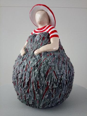 DIKKE DAME, beeld, keramiek beschikbaar voor biedingen