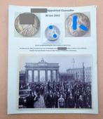Munt benoeming Hitler tot rijkskanzelier (30 jan 1933), + fo, Verzenden, Overige soorten, Duitsland, Overige typen