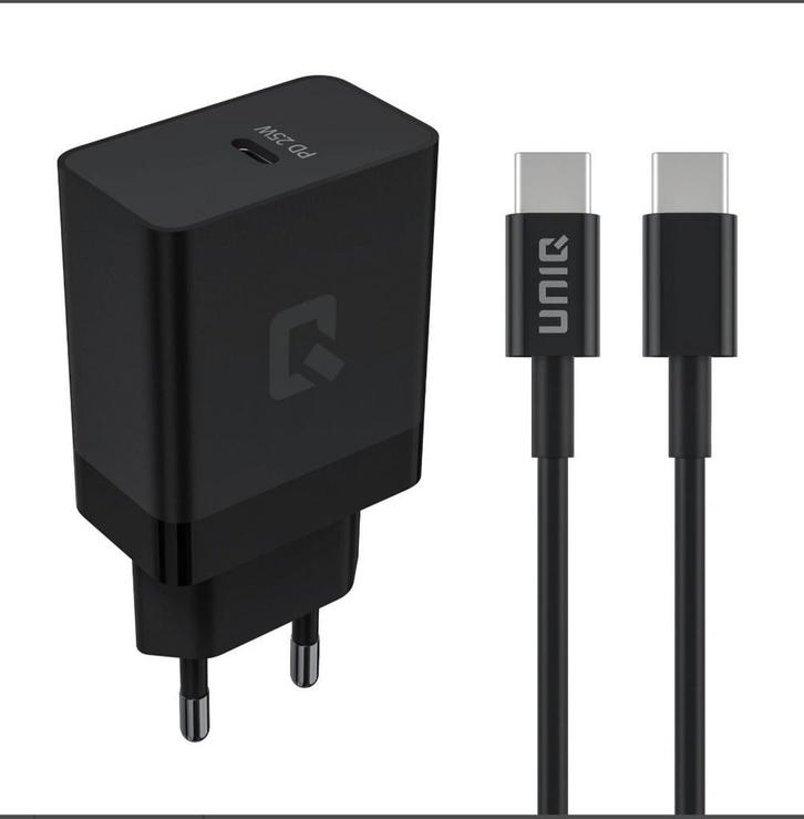 UNIQ Fast Travel Charger nieuw in doos, Telecommunicatie, Mobiele telefoons | Telefoon-opladers, Nieuw, Ophalen of Verzenden