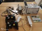 Nintendo Wii met Games en Controllers, Spelcomputers en Games, Spelcomputers | Nintendo Wii, Ophalen of Verzenden, Gebruikt, Met 3 controllers of meer