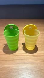 Tupperware rietjes beker, Huis en Inrichting, Keuken | Tupperware, Ophalen of Verzenden, Zo goed als nieuw, Beker of Kan