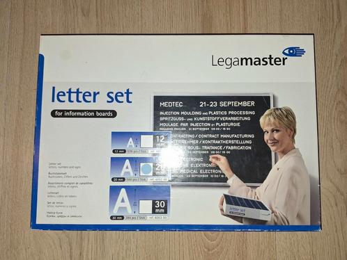 Legamaster - Letter- en cijfer box, Hobby en Vrije tijd, Overige Hobby en Vrije tijd, Nieuw, Ophalen of Verzenden