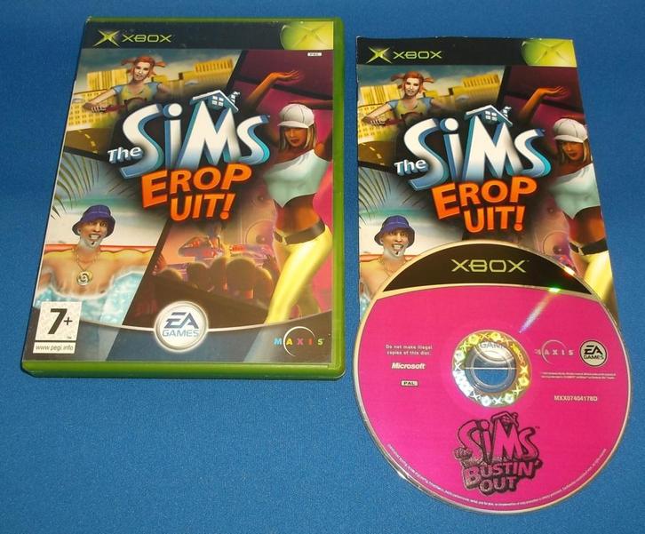 The Sims Erop Uit (Xbox), Spelcomputers en Games, Games | Xbox Original, Gebruikt, Simulatie, 2 spelers, Vanaf 7 jaar, Verzenden