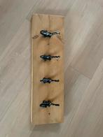 Prachtige houten kapstok van woonwinkel, Wandkapstok, Ophalen of Verzenden, Zo goed als nieuw, Minder dan 100 cm