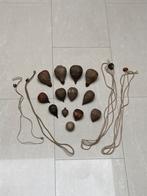 Set van 13 houten tollen + bal, Antiek en Kunst, Antiek | Speelgoed, Verzenden