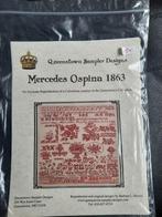 origineel patroon mercedes ospina 1863 queenstown sampler, Verzenden, Nieuw, Handborduren, Patroon
