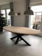 Mooie massief eiken eettafels ovaal, rond, Deens , boomkant, Huis en Inrichting, Tafels | Eettafels, Ophalen of Verzenden, Nieuw