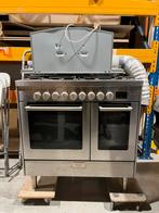 Luxe oven en afzuigkap Pelgrim NF970RVSA, Ophalen, 60 cm of meer, Zo goed als nieuw, Gas