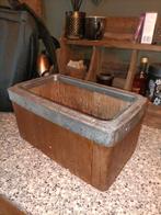 Grote oude brocante kaas bak zwaar, Ophalen of Verzenden