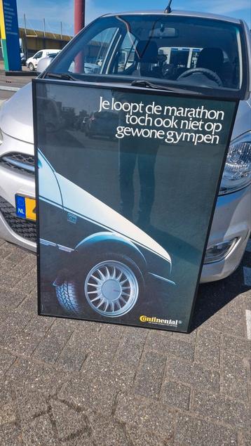Reclame poster showroom continental VW golf gti beschikbaar voor biedingen