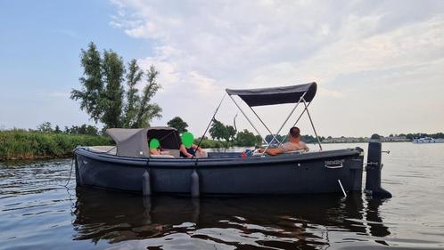 Sloep 6,50 grijs 27pk, boegschroef, Watersport en Boten, Sloepen, Zo goed als nieuw, 10 tot 30 pk, 6 meter of meer, Binnenboordmotor