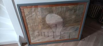 Groot werk van wellicht Jacob Zekvelt, abstract, gesigneerd. beschikbaar voor biedingen