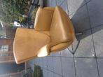 Okergele fauteuil, Huis en Inrichting, Fauteuils, Ophalen, Gebruikt, 75 tot 100 cm, 50 tot 75 cm