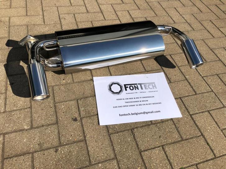 Roestvrijstaal & originele uitlaten voor MGF MG TF MG F MGTF, Auto diversen, Wieldoppen, Nieuw, Ophalen of Verzenden