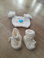Handgemaakte baby slofjes en muts, Slofjes, Jongetje of Meisje, Handgemaakt, Nieuw