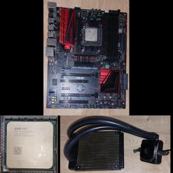 ASUS AM3+ moederbord + AMD FX-8350 + Corsair Watercooler H60 beschikbaar voor biedingen