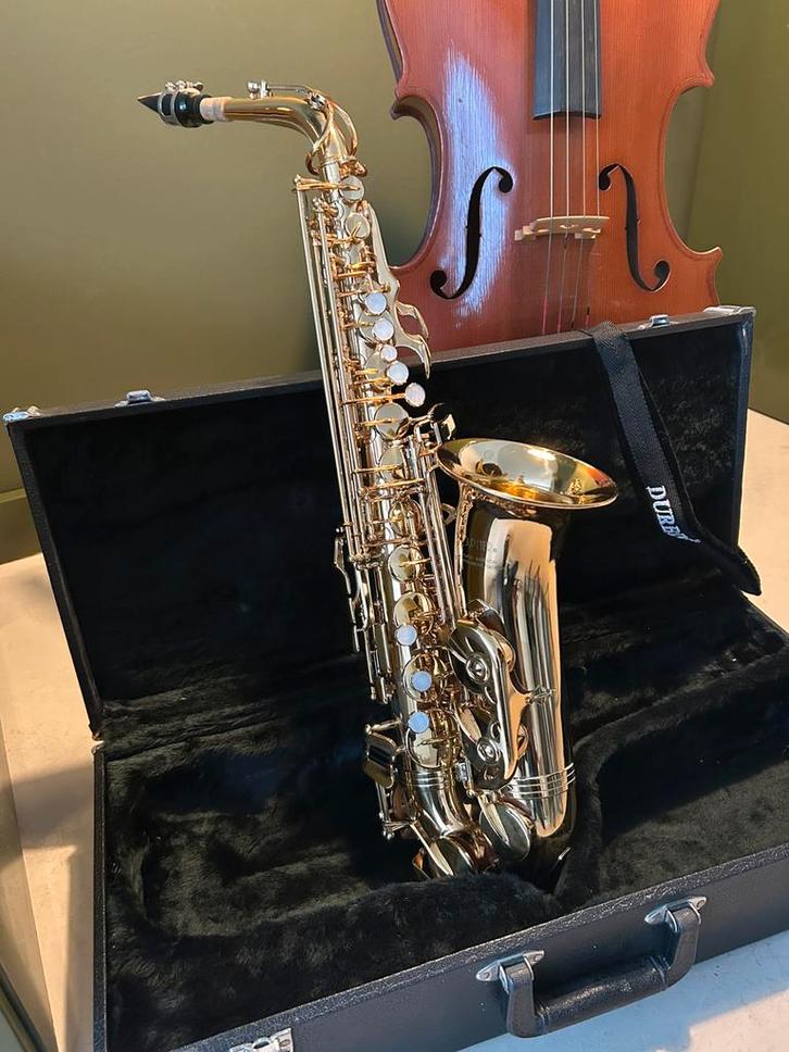 Jupiter 767 Alt Saxofoon, Muziek en Instrumenten, Blaasinstrumenten | Saxofoons, Gebruikt, Alt, Met koffer, Ophalen