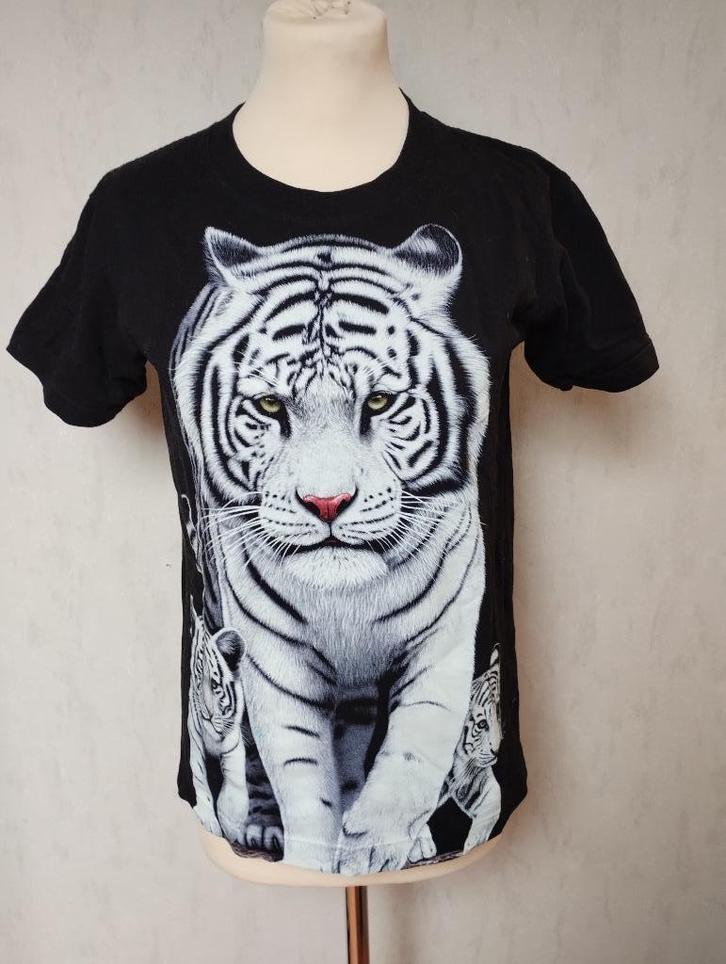 tijger &welpen shirt glow in de dark maat s.  (Rockeagle), Kleding | Dames, T-shirts, Zo goed als nieuw, Maat 34 (XS) of kleiner