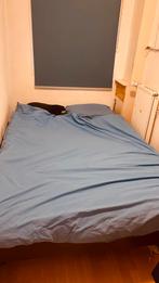 IKEA bed incl matras, dekbed en beddengoed. 140 x 200, Huis en Inrichting, Slaapkamer | Bedden, Ophalen, Eenpersoons, Wit, 140 cm