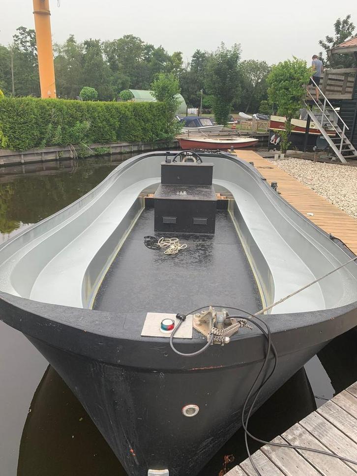 Reddingssloep 64 pers. 8.50m x 3.50m, Watersport en Boten, Sloepen, Zo goed als nieuw, 30 tot 50 pk, 6 meter of meer, Binnenboordmotor