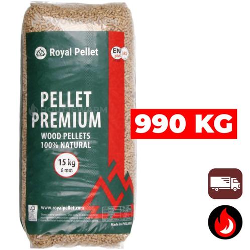 Witte houtpellets | ENplus A1 | Royal Pellet Premium, Tuin en Terras, Haardhout, Blokken, Overige houtsoorten, Minder dan 3 m³