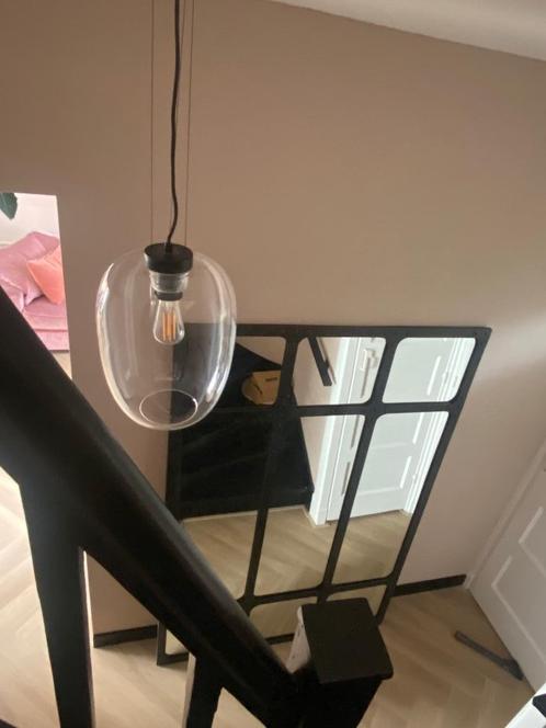Luxe zware stalen spiegel  -  topstaat!, Huis en Inrichting, Woonaccessoires | Spiegels, Zo goed als nieuw, 100 tot 125 cm, 150 tot 200 cm
