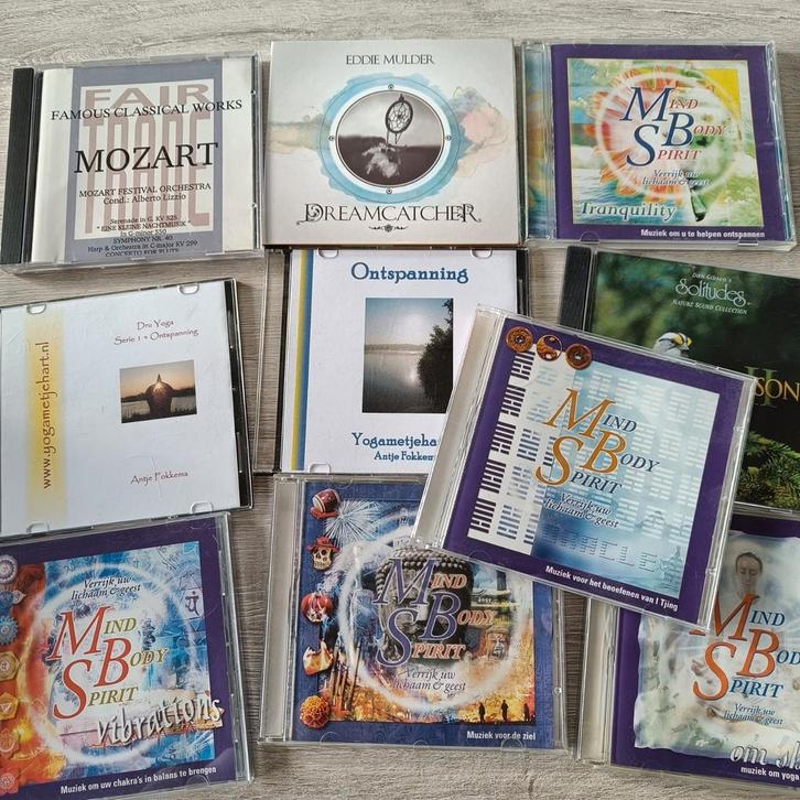 CD Collectie: Ontspanning, Yoga, Natuurgeluiden, Cd's en Dvd's, Cd's | Meditatie en Spiritualiteit, Gebruikt, (Natuur)geluiden