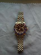 Rolex gmt master 2 batgirl / batman, Sieraden, Tassen en Uiterlijk, Horloges | Dames, Staal, Rolex, Ophalen of Verzenden, Zo goed als nieuw