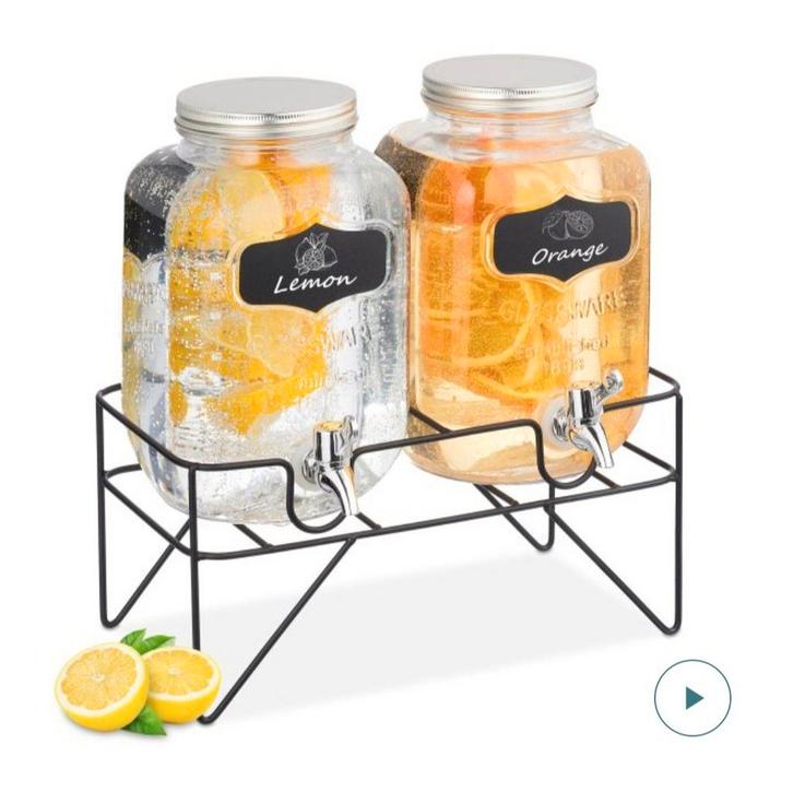 Dranken Dispenser Set - Nieuw in Doos!, Huis en Inrichting, Keuken | Keukenbenodigdheden, Nieuw, Ophalen of Verzenden