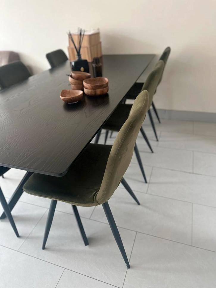 6 Stoelen van Label51, Huis en Inrichting, Stoelen, Zo goed als nieuw, Eén, Stof, Overige kleuren, Ophalen of Verzenden