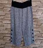 CARLEONI Nieuwe Stijlvolle Linnen Broek, maat 50, Kleding | Dames, Carleoni, Verzenden, Nieuw, Grijs