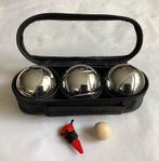 Jeu de Boules - set van 3 - inclusief, Ophalen of Verzenden, Zo goed als nieuw
