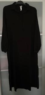 Jurk met kraag, Kleding | Dames, H&M, Zwart, Ophalen of Verzenden, Zo goed als nieuw