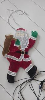 Vintage silhouetteverlichting kerstverlichting kerstman, Ophalen of Verzenden, Gebruikt