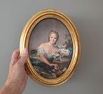 Lijst met stoffen afbeelding dame, Ophalen of Verzenden
