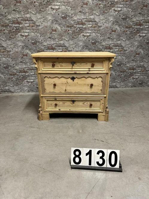 Antieke grenen ladekast nr8130, Huis en Inrichting, Kasten | Ladekasten, Nieuw, Minder dan 100 cm, 50 tot 100 cm, 25 tot 50 cm