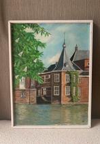 Olieverf op paneel ‘het torentje’ Den Haag, Ophalen of Verzenden