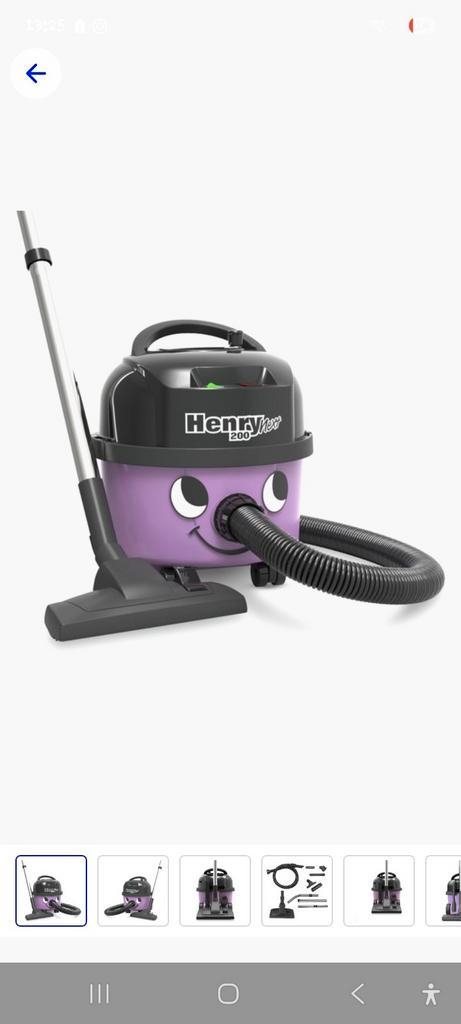 Numatic Henry Next, Witgoed en Apparatuur, Stofzuigers, Zo goed als nieuw, Stofzuiger, Minder dan 1200 watt, Stofzak, Ophalen