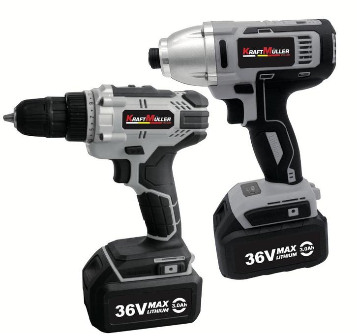 Kraft Müller Boor & Slagmoersleutel proline 36 volt  3Ah, Doe-het-zelf en Verbouw, Gereedschap | Handgereedschap, Nieuw, Ophalen of Verzenden