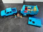 Playmobil auto met caravan, Ophalen of Verzenden, Gebruikt
