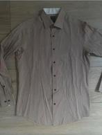 Overhemd met patroon, Ophalen of Verzenden, Zo goed als nieuw, Beige, Halswijdte 39/40 (M)