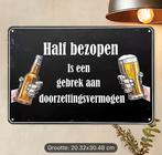 Leuk tekstbordje nieuw in de verpakking!, Huis en Inrichting, Woonaccessoires | Tekstborden en Spreuken, Ophalen of Verzenden