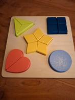 Small Foot Houten Vormenpuzzel, 2 tot 4 jaar, 10 tot 50 stukjes, Ophalen of Verzenden, Zo goed als nieuw