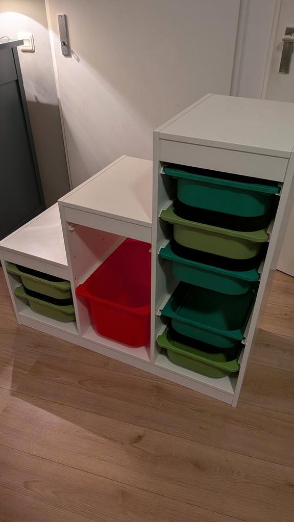 Trofast speelgoedkast/Opbergkast met bakken, Kinderen en Baby's, Kinderkamer | Commodes en Kasten, Gebruikt, Kast, 105 cm of meer