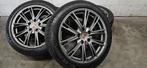 20" Porsche Panamera 971 2G platinum Michelin winterbanden, Auto-onderdelen, Banden en Velgen, Gebruikt, 275 mm, Banden en Velgen