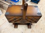 vintage houten naaikistje, Antiek en Kunst, Curiosa en Brocante, Ophalen