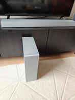 Philips SoundBar 2.1 met draadloze subwoofer zilver, Ophalen, Met externe subwoofer, Zo goed als nieuw