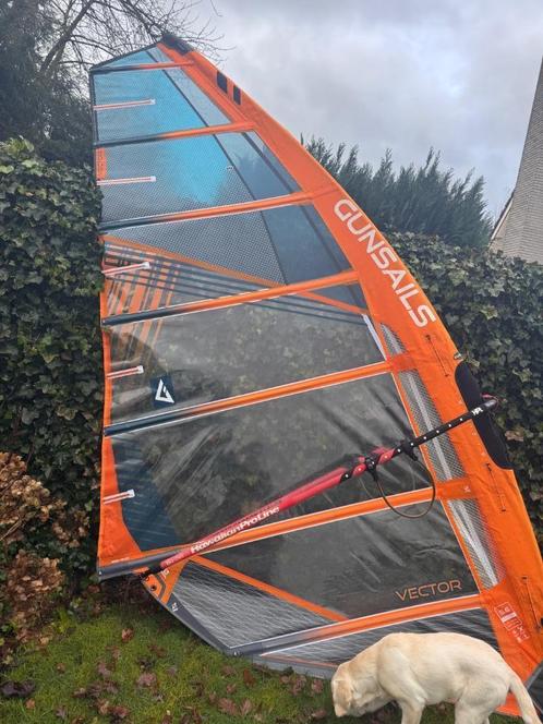 Gunsails Vector 5.6, Watersport en Boten, Windsurfen, Gebruikt, Zeil, Minder dan 250 cm, Met draagtas, 5 tot 7 m², Ophalen