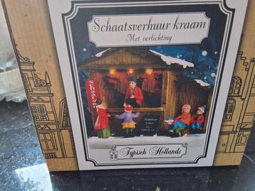 Kersthuisje Typisch Hollands, Schaatsverhuurkraam, kerst beschikbaar voor biedingen